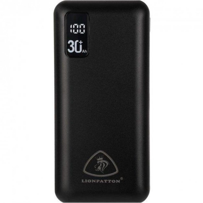 Зовнішній акумулятор (Power Bank) Lionpatton L25 30000mAh Black