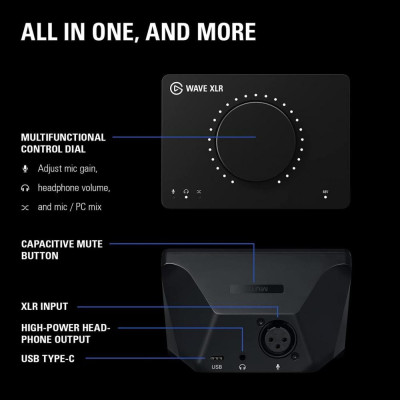 Аудіоінтерфейс, звукова карта Elgato Wave XLR Аудіоінтерфейс, звукова карта Elgato Wave XLR
