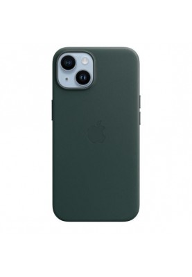 Чохол для смартфона Apple iPhone 14 Leather Case with MagSafe-Forest Green (MPP53)