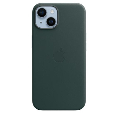 Чохол для смартфона Apple iPhone 14 Leather Case with MagSafe-Forest Green (MPP53)