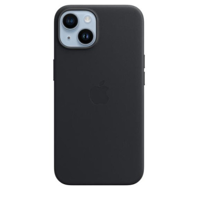 Чохол для смартфону Apple iPhone 14 Leather Case with MagSafe-Midnight (MPP43)