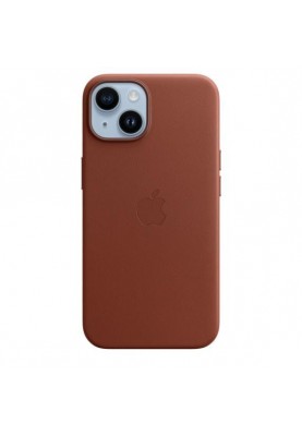 Чохол для смартфона Apple iPhone 14 Leather Case with MagSafe-Umber (MPP73)