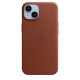 Чохол для смартфона Apple iPhone 14 Leather Case with MagSafe-Umber (MPP73)