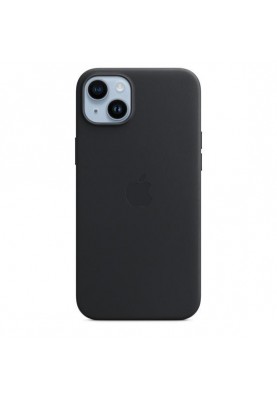 Чохол для смартфону Apple iPhone 14 Plus Leather Case with MagSafe-Midnight (MPP93)