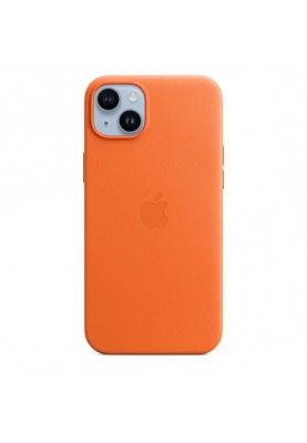 Чохол для смартфону Apple iPhone 14 Plus Leather Case with MagSafe-Orange (MPPF3)