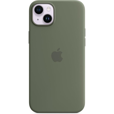 Чохол для смартфону Apple iPhone 14 Plus Silicone Case with MagSafe-Olive (MQUD3)