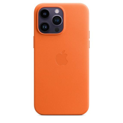 Чохол для смартфону Apple iPhone 14 Pro Max Leather Case with MagSafe-Orange (MPPR3)