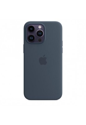 Чохол для смартфону Apple iPhone 14 Pro Max Silicone Case with MagSafe-Storm Blue (MPTQ3)