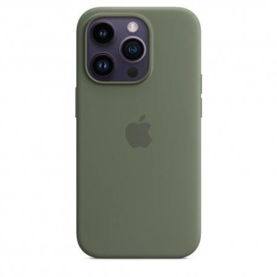 Чохол для смартфону Apple iPhone 14 Pro Silicone Case with MagSafe-Olive (MQUH3)