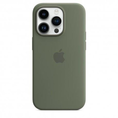 Чохол для смартфону Apple iPhone 14 Pro Silicone Case with MagSafe-Olive (MQUH3)