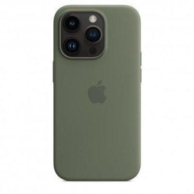 Чохол для смартфону Apple iPhone 14 Pro Silicone Case with MagSafe-Olive (MQUH3)