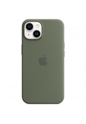 Чохол для смартфону Apple iPhone 14 Silicone Case with MagSafe-Olive (MQU83)