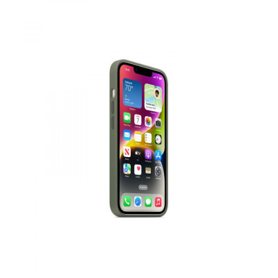 Чохол для смартфону Apple iPhone 14 Silicone Case with MagSafe-Olive (MQU83)