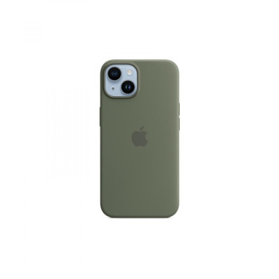 Чохол для смартфону Apple iPhone 14 Silicone Case with MagSafe-Olive (MQU83)
