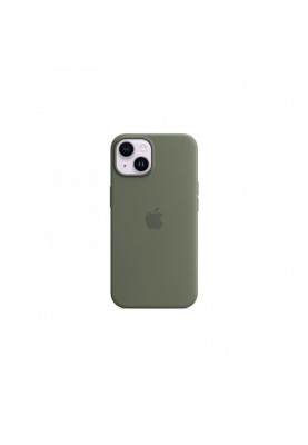 Чохол для смартфону Apple iPhone 14 Silicone Case with MagSafe-Olive (MQU83)