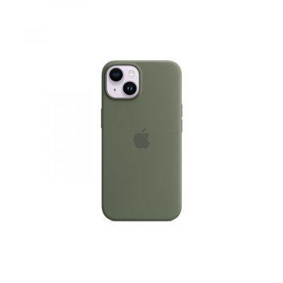 Чохол для смартфону Apple iPhone 14 Silicone Case with MagSafe-Olive (MQU83)