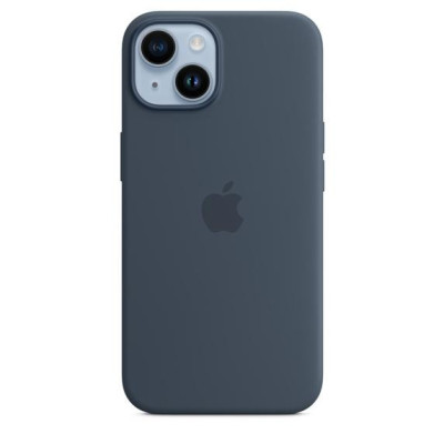 Чохол для смартфону Apple iPhone 14 Silicone Case with MagSafe-Storm Blue (MPRV3)