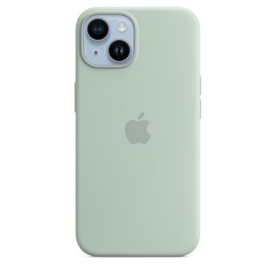 Чохол для смартфону Apple iPhone 14 Silicone Case with MagSafe-Succulent (MPT13)
