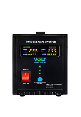 Гібридний ДБЖ/інвертор Volt Polska SINUS PRO 500E 12/230V 350/500W (3SP090512B)