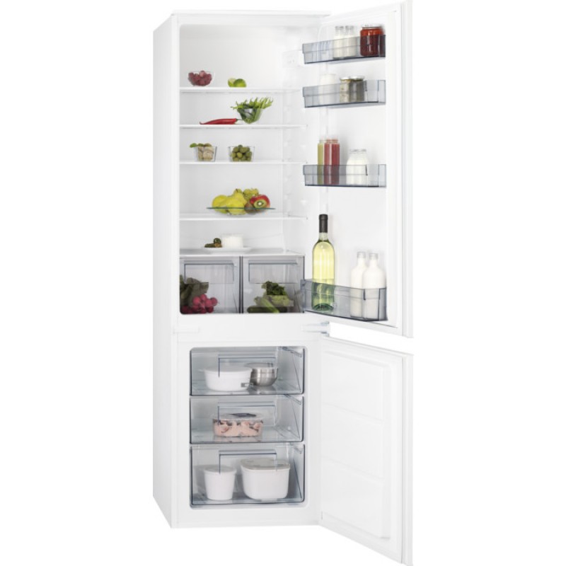 Холодильник із морозильною камерою AEG SCR418F3LS