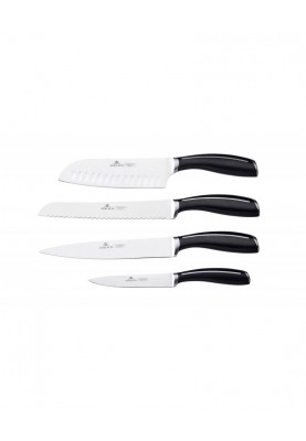 Набір з 4 кухонних ножів та підставки. Gerlach LOFT (5901035487925)