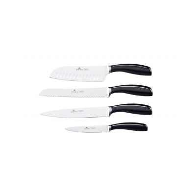 Набір з 4 кухонних ножів та підставки. Gerlach LOFT (5901035487925) Набір з 4 кухонних ножів та підставки. Gerlach LOFT (5901035487925)