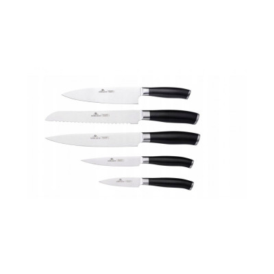 Набір з 5 кухонних ножів та підставки. Gerlach Deco (5901035500006) Набір з 5 кухонних ножів та підставки. Gerlach Deco (5901035500006)