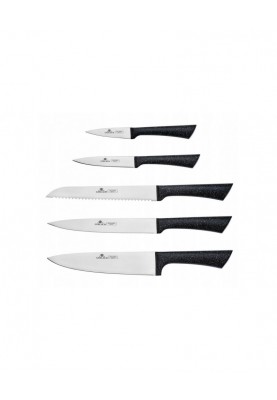 Набір з 5 кухонних ножів та підставки. Gerlach Granitex (5901035502833)