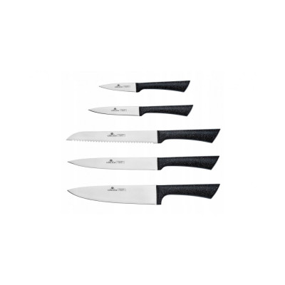 Набір з 5 кухонних ножів та підставки. Gerlach Granitex (5901035502833) Набір з 5 кухонних ножів та підставки. Gerlach Granitex (5901035502833)