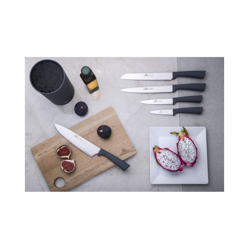Набір з 5 кухонних ножів та підставки. Gerlach Smart (5901035499157)