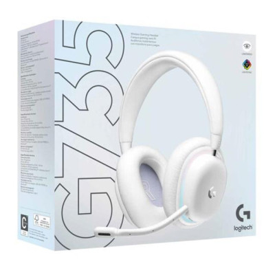 Навушники з мікрофоном Logitech G735 Off White (981-001083)
