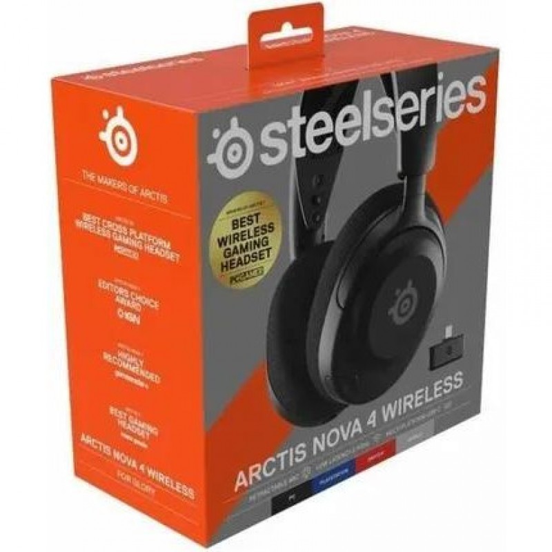 Навушники з мікрофоном SteelSeries Arctis Nova 4 Black (61636)