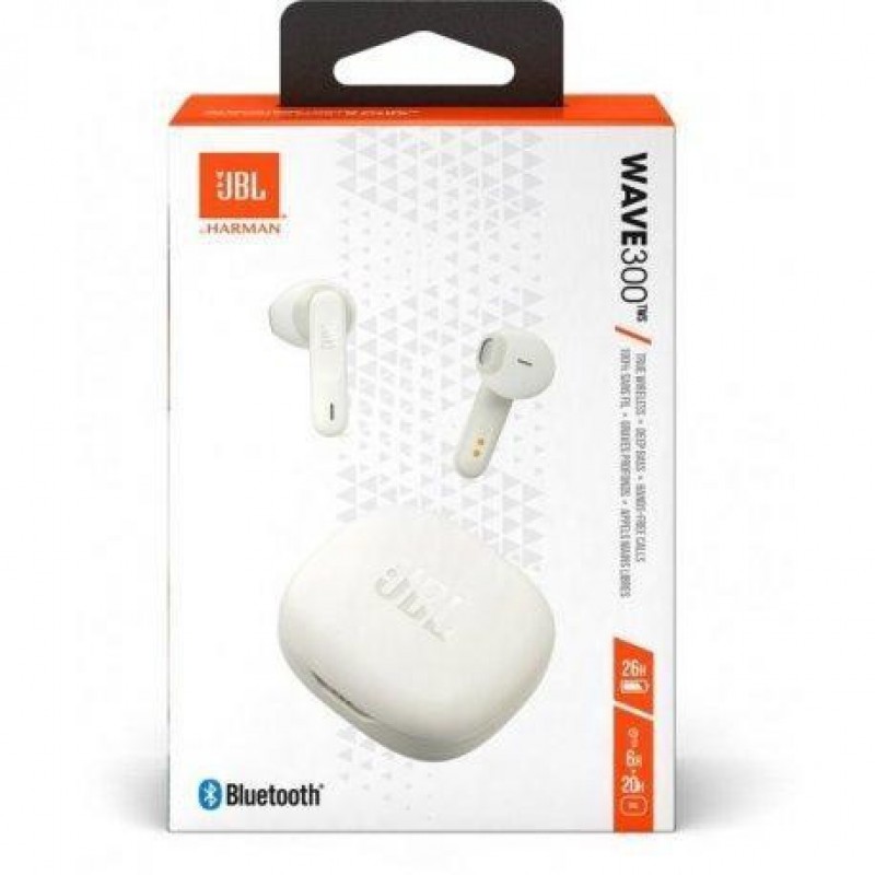 Навушники TWS JBL Wave 300 White (JBLW300TWSWHT)