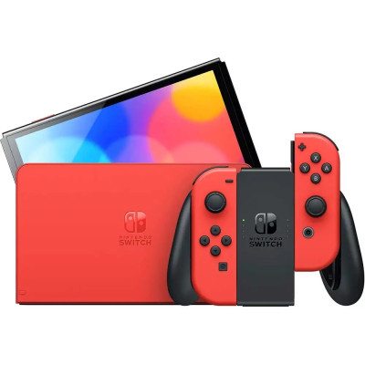 Портативна ігрова префікс Nintendo Switch OLED Model Mario Red Edition