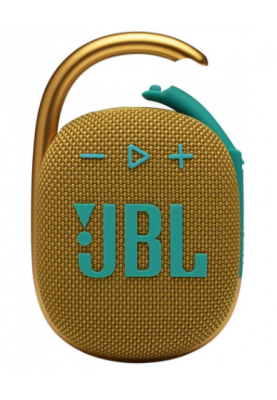 Портативні колонки JBL Clip 4 Yellow (JBLCLIP4YEL)