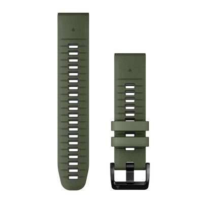 Ремінець Garmin Ремінець QuickFit 22 Watch Bands Silicone-Moss/Graphite (010-13280-07)