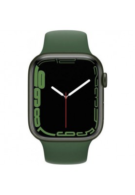 Смарт-годинник Apple Watch Series 7 GPS + Cellular 45mm Green Aluminum Case with Clover Sport Band (MKJ93)