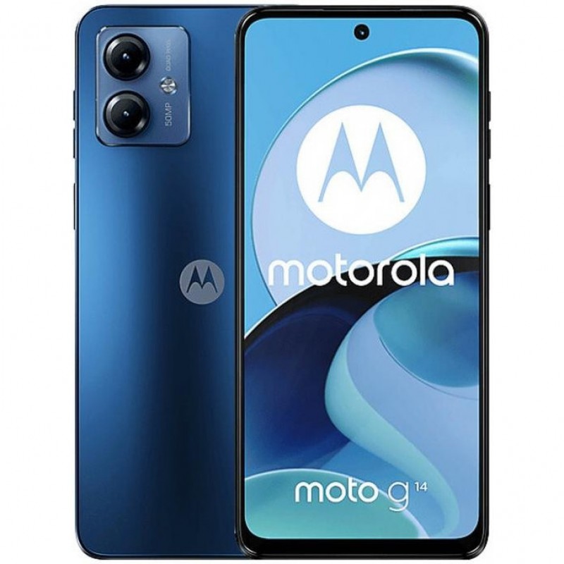 Смартфон Motorola G14 4/128GB Sky Blue (PAYF0027)