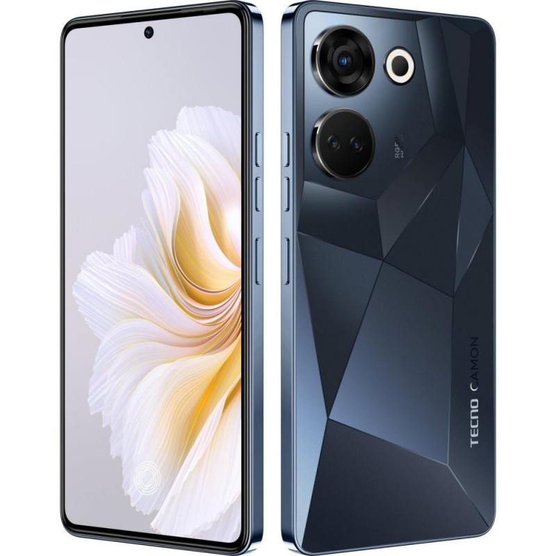 Смартфон Tecno Camon 20 Pro (CK7n) 8/256GB Predawn Black (4895180799792)