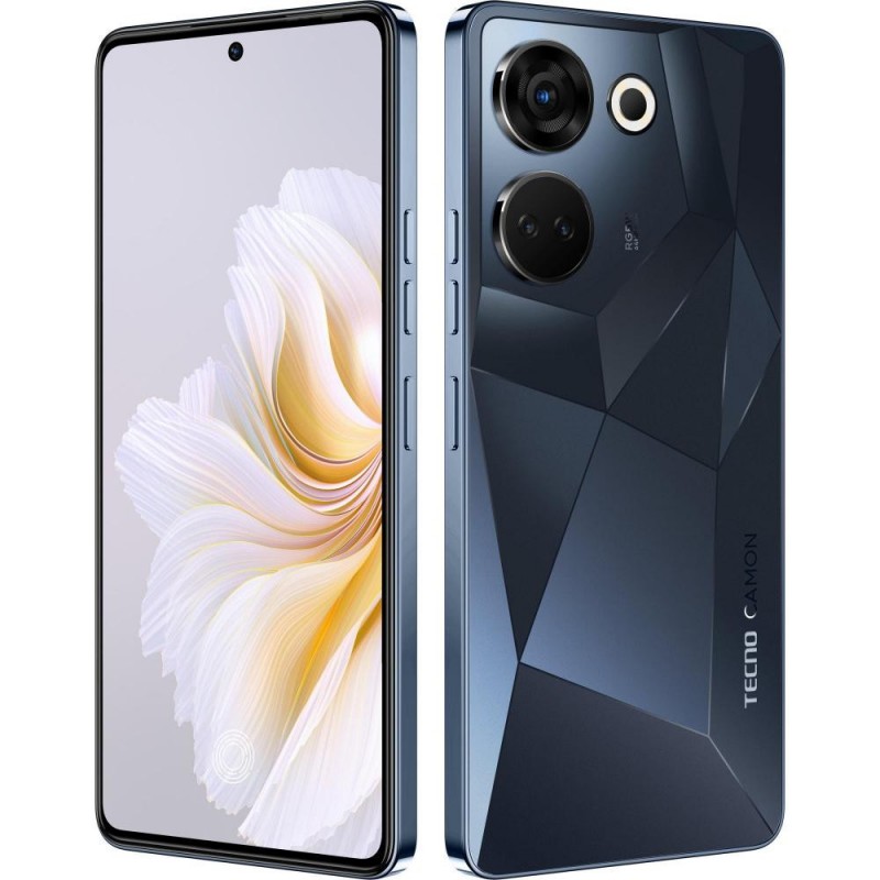 Смартфон Tecno Camon 20 Pro (CK7n) 8/256GB Predawn Black (4895180799792)