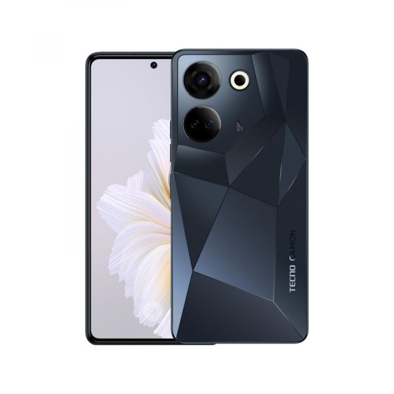 Смартфон Tecno Camon 20 Pro (CK7n) 8/256GB Predawn Black (4895180799792)