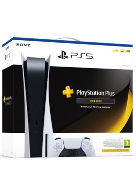 Стаціонарна ігрова приставка Sony PlayStation 5 825GB PS Plus Deluxe Bundle