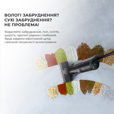 Вертикальний пилосос (1в1)/Миючий пилосос Dreame Wet&Dry Vacuum Cleaner H12 Pro (HHR25A)