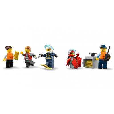 Блоковий конструктор LEGO City Катер поліцейського патруля (60277)