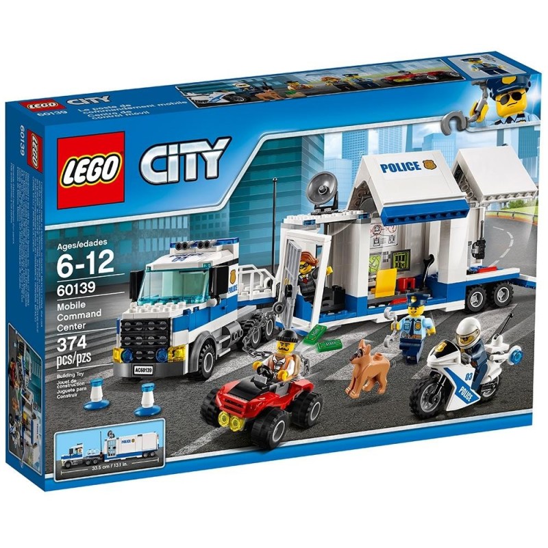 Блоковий конструктор LEGO City Мобільний командний центр (60139)