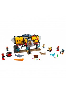 Блоковий конструктор LEGO City Океан: дослідницька база 497 деталей (60265)
