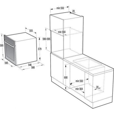 Духовка электрическая Gorenje BO747ST