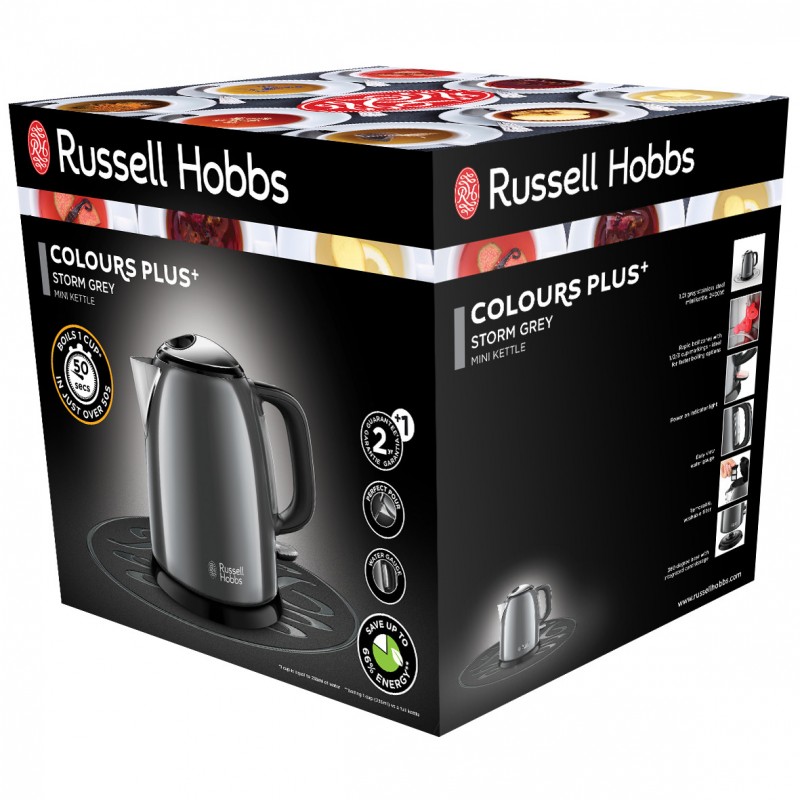 Електрочайник Russell Hobbs Colours Plus Mini Gray 24993-70