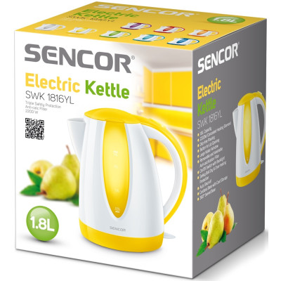 Електрочайник Sencor SWK 1816YL