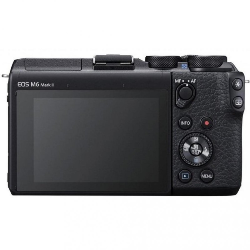 Фотоапарат Canon EOS M6 MARK II KIT (15-45MM) + EVF-DC2 BLACK